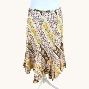 Ruth Midi Skirt Cotton Floral Patchwork (10)